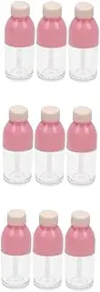 minkissy 3sets Lip Bottles Gloss Tube Women Containers Label Lip Tint Empty Matte Pink 3pcs*3