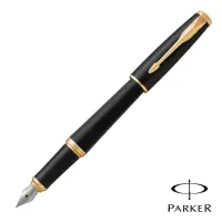 在飛比找momo購物網優惠-【PARKER】URBAN 紳士 霧黑金夾 鋼筆(完美的視覺