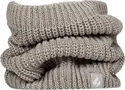 [HEAT HOLDERS] Winter Warm Thermal Boden Chunky Neck Warmer Womens One Size Light Grey