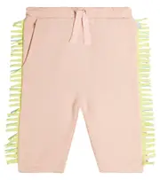 [Stella McCartney Kids] Stella McCartney Kids Baby fringed cotton sweatpants M 24 pink