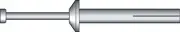 Hillman 9405 Tamper-Proof Zinc Zamac Nail-In Anchor 1/4 x 1-1/2 in. (Pack of 6)