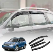 Premium Weathershields for Subaru Forester 2012-2018 Car Weather Shields Wind Deflectors Window Sun Visor 4-Piece Set