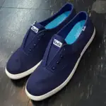 KEDS 懶人鞋 基本款 水洗 藍色 柔軟 可機洗 免綁鞋帶 可彎折 輕量 可拆鞋墊
