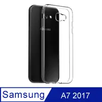 在飛比找PChome24h購物優惠-Samsung Galaxy A7 2017 晶亮透明 TP