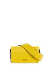 GUESS Women's Yellow Picnic Mini Shoulder Bag