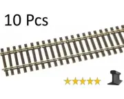 Peco HO Scale ~ New 2025 ~ Code 75 Flexible Flex Track Wood ~ 10 Pcs ~SL-100F-10