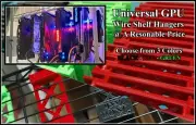 GPU Mining Rig Hangers for Wire Racks Universal Lot CRYPTO Miner Mining
