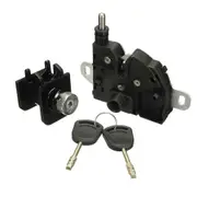 Idoit Lock Craft Door Bonnet Hood Lock Latch +2 Keys compatible with Transit Mk6 2000 - 2006 Transit Connect 2002-201 Black