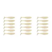 3x 6PK 3In Rapala Crush City Heavy Hitter Plastic Paddle Tail Lures - Whitebait
