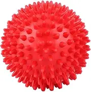 Finger Relax Massage Balls, Durable Plastic Trigger Point Massager, Roller Spiky Balls Fitness Tool 7.5cm/9cm(Red 7.5cm)