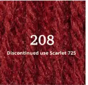 Appleton Tapestry Wool - 11 Yd Skein - Flame Red Color 208