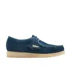 Clarks Wallabee 26175709 Mens Blue Oxfords & Lace Ups Casual Shoes