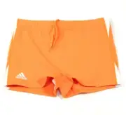 Adidas ClimaLite Orange & White Tight Fitted Training Shorts Women's NWT