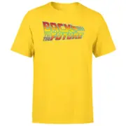 Back To The Future Classic Logo Men's T-Shirt - Yellow