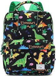 [Kasqo] Kids Backpack, Cute lightweight Toddler Backpack Preschool Kindergarten Schoolbag Bookbag for Boys and Girls with Chest Buckle
