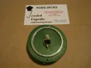 JC Table Counter Bar Top Bag Purse Hook Hanger " green bling " COA
