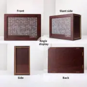 10000 Euro Money Box Wooden Piggy Bank Money Vault Savings Box Challenge Cash AN