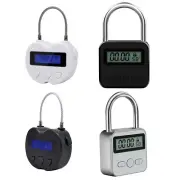 Smart-Time Lock LCD Display Waterproof USB Rechargeable Temporary Timer Padlock