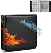 Coin Collection Album Holder, Fireproof Large Capacity Coin Collection Book Holder, Versatile Paper Money Organizer Binder, Protective Coin Collection Supplies for Collectors