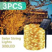 32M Solar Power LED Strip Rope Lights Fairy String Light Xmas Outdoor Light AUS