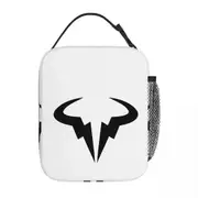 c296 Rafael Nadal Illustration Funart Lunch Bags Insulated Lunch Tote Waterproof Bento Box Picnic Bags for Woman Work Children School k296