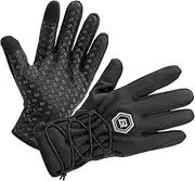 [ROCKBROS] Mens Winter Thermal Gloves Touch Screen Glove Water Resistant Windproof Warm for Driving Cycling Running