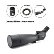 Visionking 20-60x80 Bak4 Waterproof Spotting scope W/Tripod Nikon Camera Adapter