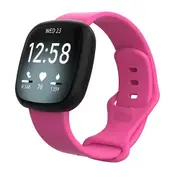 For Fitbit Versa 4 /Versa 3 Replacement Wrist Band Wristband Silicone Sports Watch (Teal-Large Size)