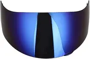 QANYEGN Helmet Lens Visor, Full Face Motorcycle Helmet Visor, Lens Windshield Replacement Fit for AGV K3SV K5(Blue)