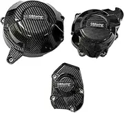 Motorcycle Engine Guard Protector for Kawasaki Ninja 1000SX 2020-2023 Carbon Fiber Printing Motorcycle Engine Anti-Fall Cover Protective Cover Engine Drop Prevention Slider