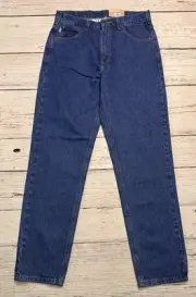 NWT Carhartt Men’s Sz 33x34 Relaxed Fit Tapered Leg Blue Work Jeans Denim Pants