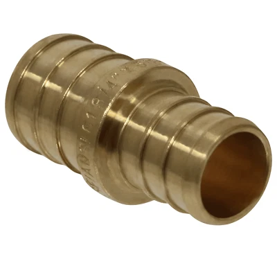 XFITTING 25 Pcs. 5/8" X 3/4" Pex Reducing Coupling, Pex Coupling, Crimp Fitting