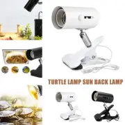 Reptile Heating Light Bulb Basking Lamp Clip Holder For Tortoise Turtle Snake PR
