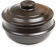 Tiger Dolsot Korean Stone Bowl with Lid (No Trivet) (Size 4)