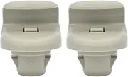 fhtpr 2Pcs Car Sun Visor Bracket Clips,Fit For Nissan, Juke F15 Tiida C12 Sylphy X-trail T30 T31 96409BC402 96409EA00A 96409CG000 Gray ABS Car Visor Retaining Clip