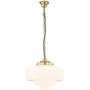 Lighting Brass Toorak Art Deco Chain Pendants Detroit Retro Lights Inspirations
