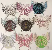 LARGE BUTTERFLY Pre-Made Die-Cuts (3pc)Victorian•Rhinestone•Filagree •Garden•Bug