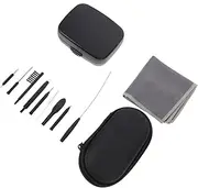 FOYTOKI 1 Set Cleaning Kit Wax Cleaning Tool with Brushes for Hearing Amplifiers for Daily Care and Maintenance