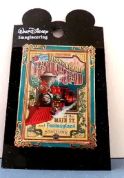 Disney Pin - HKDL - Railroad - Adventureland Attraction Poster - Cast Exclusive