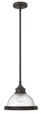 Hinkley Lighting 3123 Bronze 1-Light Pendant From The Amelia Collection