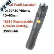 Visual Fault Locator Fiber Optic Cable Tester 40km VFL 40mw/30mw/20/10mw 3500mAh