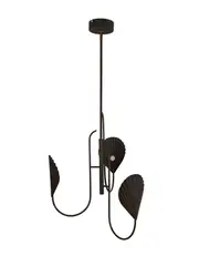 Caspian 3 Light LED Colour-Shifting Drop Pendant in Rust Finish