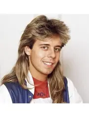 Mens Mullet Wig 70s 80s Halloween Cosplay Costume Wigs Light Brown 47