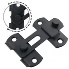 Gate Door-Latch Stainless Steel Right Angle Thick Sliding Barn Flip Lock Hasp