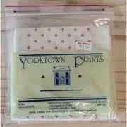 Yorktown Prints 14 Count Cross Stitch Aida Ecru Fabric 14.75" Square Pink