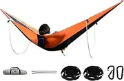 Portable Hammock, Outdoor Hammock, Outdoor Hiking Hammock, Portable Camping Hammock, Nylon Hammock, Outdoor Hammock, Double Support Bar