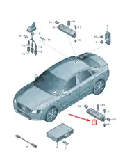 AUDI A4 Avant B8 Left Antenna Amplifier 8K5035225L NEW GENUINE