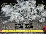 96 QTY! HUGE LOT- 2" Square Steel Fence Brackets - Fence Railing Brackets W/Bolt