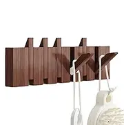 Piano Coat Rack - Contemporary Hat Coat Hook, Decorative Wooden Hanger | Wall Organizer for Entryway, Living Room Patio, Unique Home Decor Accent for Chapea