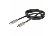 StarTech.com 3ft (1m) USB4 Cable, USB-IF Certified USB-C Cable, 40 Gbps, 100W, 8K 60Hz, Compatible w/Thunderbolt 4/3/USB 3.2, US